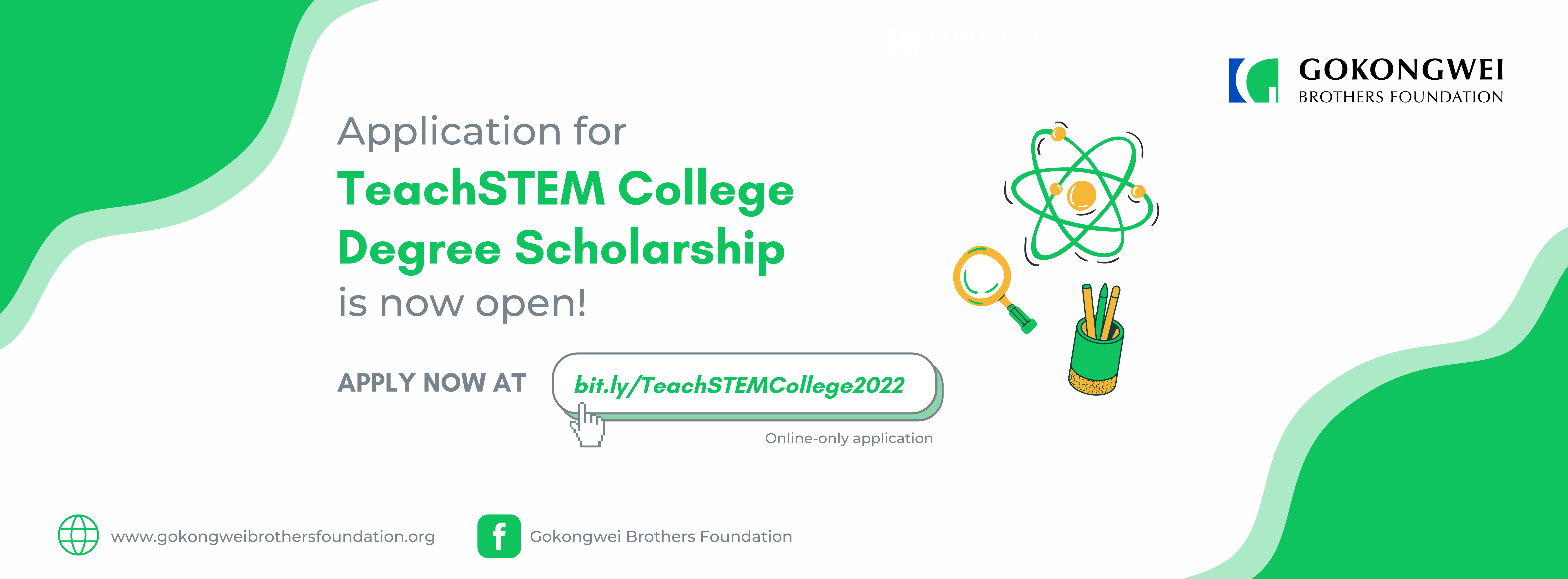 Application for TeachSTEM College Degree Scholarship is now open